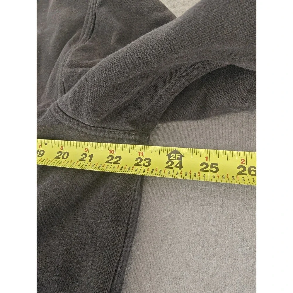 American Eagle Outfitters Sherpa Lined Jacket Mens Large Black Full Zip